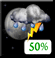 Saturday Night: Chance Showers And Thunderstorms then Slight Chance Showers And Thunderstorms