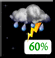 Saturday Night: Showers And Thunderstorms Likely